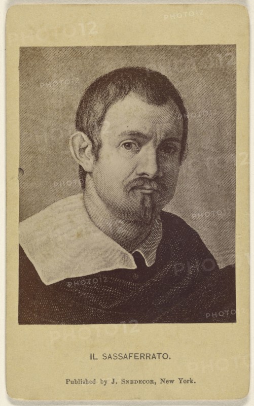 Il Sassaferrato; J. Snedecor, American, active New York 1860s - 1880s, 1865 - 1875; Albumen silver print