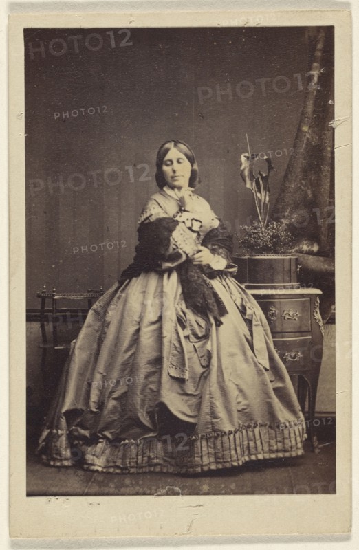 Miss Ward; Camille Silvy, French, 1834 - 1910, 1862 - 1865; Albumen silver print