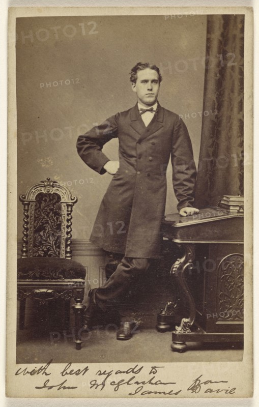 With best regards to John Mcglashan from James Davie; G. Cumming, Scottish, active 1860s, 1862 - 1867; Albumen silver print