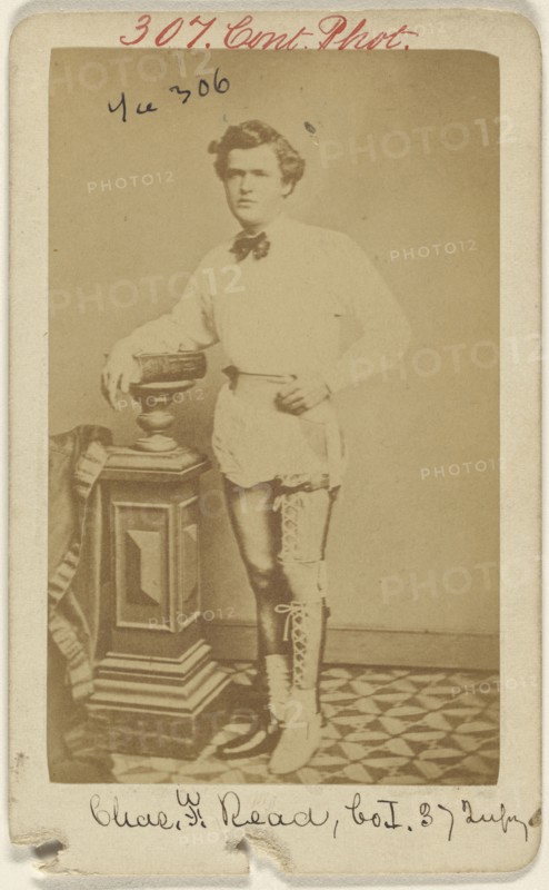 Chas. W. Read, Co I. 37 Infy. Civil War victim; American; 1864 - 1872; Albumen silver print