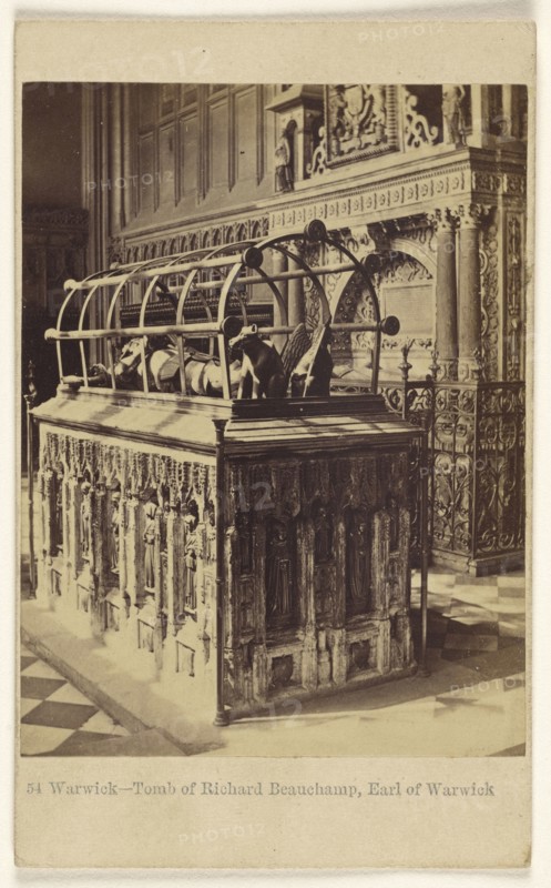 Warwick - Tomb of Richard Beauchamp, Earl of Warwick; Francis Bedford, English, 1815,1816 - 1894, 1864 - 1865; Albumen silver