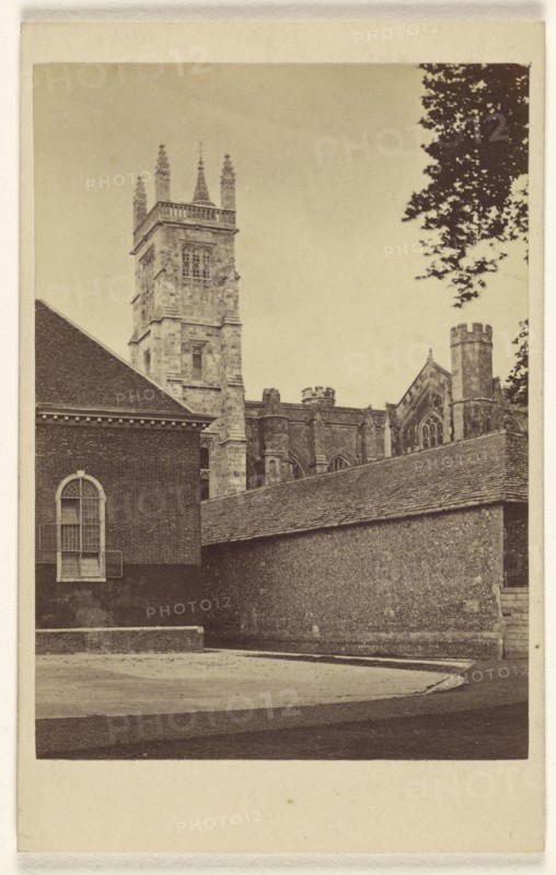 Winchester College; A.W. Bennett, British, active 1860s, 1864 - 1865; Albumen silver print