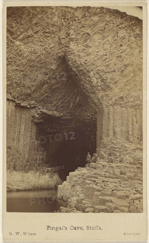 Fingal's Cave, Staffa; George Washington Wilson, Scottish, 1823 - 1893, September 27, 1865; Albumen silver print