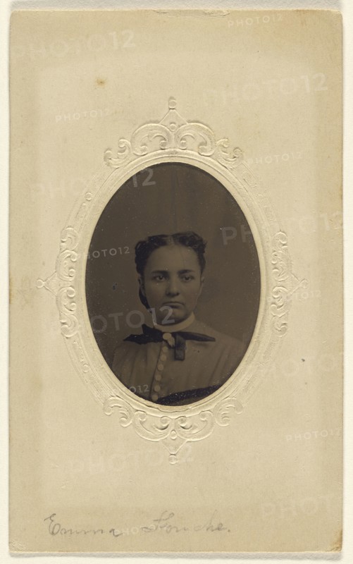 Emma Fouche; George W. Hewitt & Company; 1870-1875; Tintype