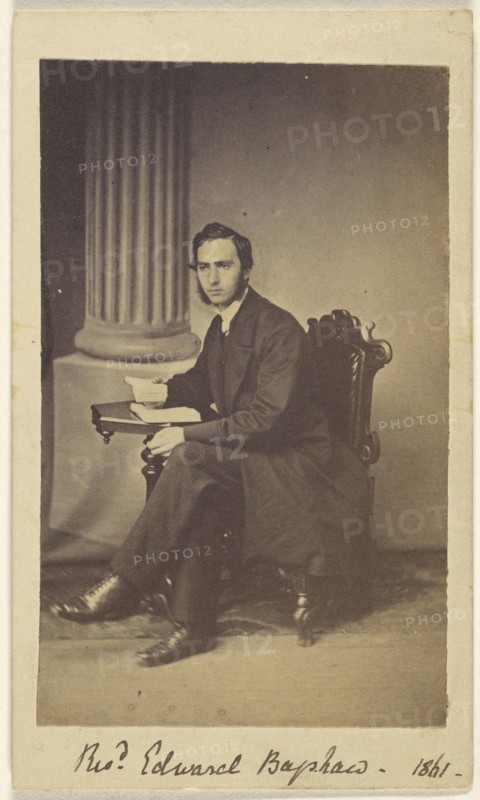 Revd Edward Baphaw, 1861; 1861; Albumen silver print