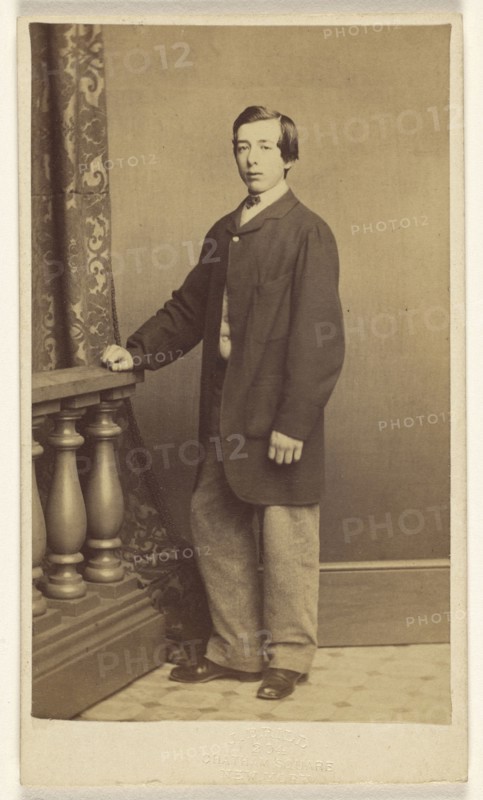 man, standing; Julius Brill, American, active 1850s - 1860s, 1861-1865; Albumen silver print
