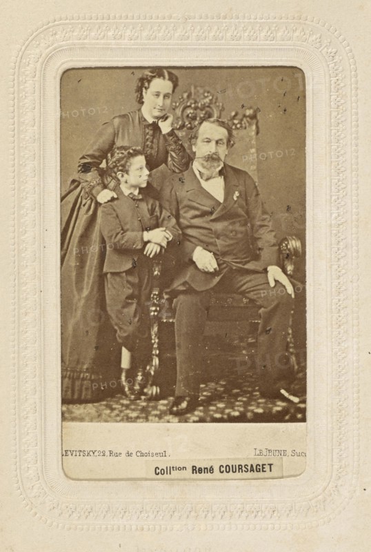 famille Imperiale Napoleon III, Empress Eugenie & Eugene Louis Jean Joseph Bonaparte; Sergei Luvovich Levitsky, Russian, 1819