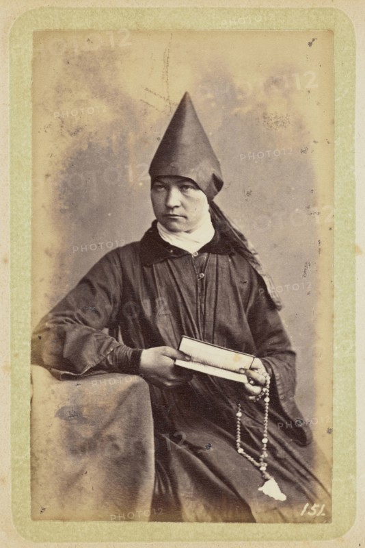Nun; William Carrick, Scottish, 1827 - 1878, Russia; about 1860 - 1870; Albumen silver print