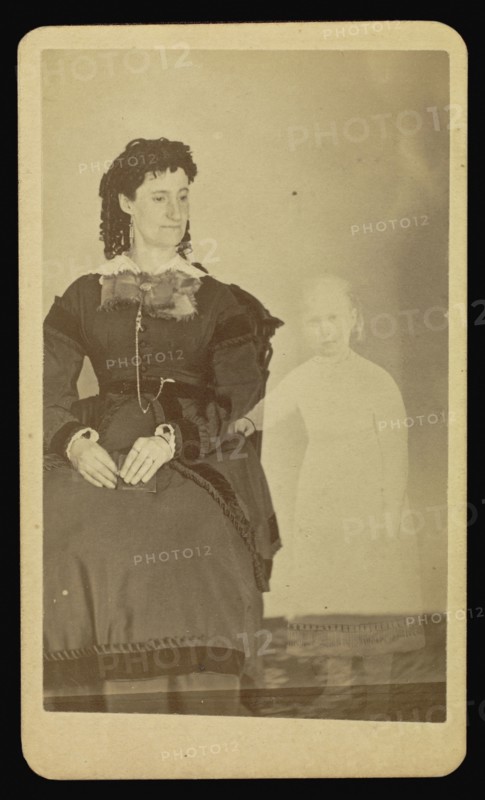 Mrs. Tinkman; William H. Mumler, American, 1832 - 1884, Boston, Massachusetts, United States; 1862 - 1875; Albumen silver print