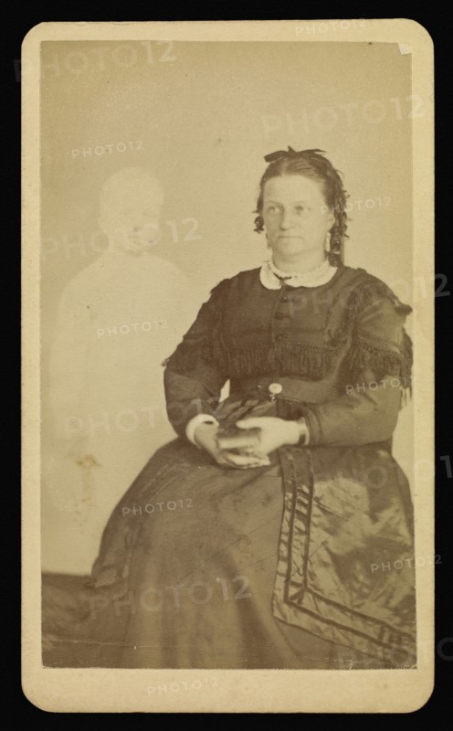 Mrs. French; William H. Mumler, American, 1832 - 1884, Boston, Massachusetts, United States; 1862 - 1875; Albumen silver print