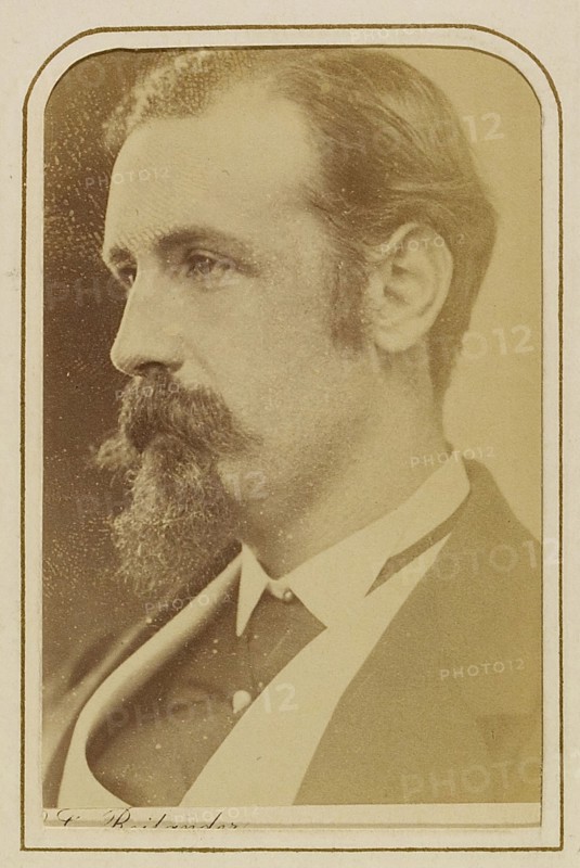 Man with a Vandyke Beard in Profile; Oscar Gustave Rejlander, British, born Sweden, 1813 - 1875, about 1864; Albumen silver