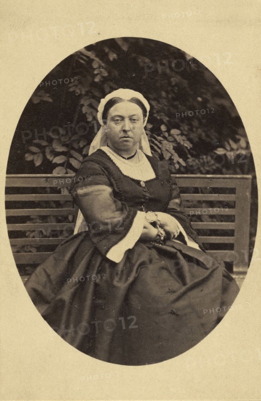 Queen Victoria; Robert Jefferson Bingham, British, 1824 - 1870, England; about 1862; Albumen silver print