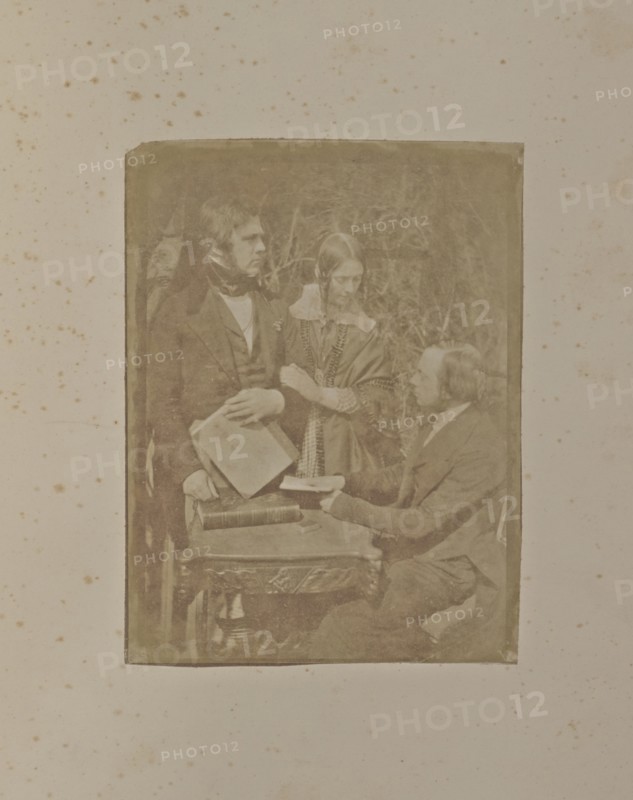 Dr George Bell, Lady Alexina Moncrieff and Rev Thomas Bell; Hill & Adamson, Scottish, active 1843 - 1848, Scotland; 1843 - 1846
