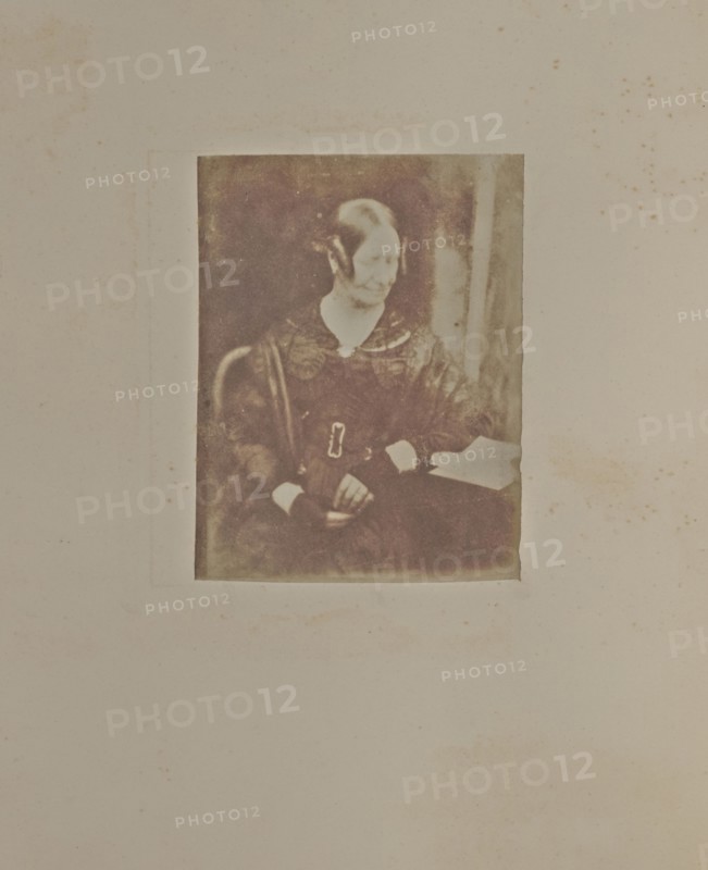 Unknown Woman; Hill & Adamson, Scottish, active 1843 - 1848, Scotland; 1843 - 1846; Salted paper print from a Calotype negative