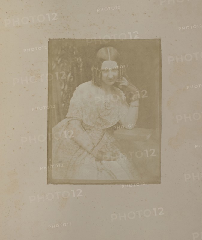 Miss Binney; Hill & Adamson, Scottish, active 1843 - 1848, Scotland; 1843 - 1846; Salted paper print from a Calotype negative