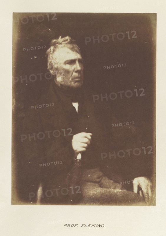 Professor Fleming; Hill & Adamson, Scottish, active 1843 - 1848, Scotland; 1843 - 1848; Salted paper print from a Calotype