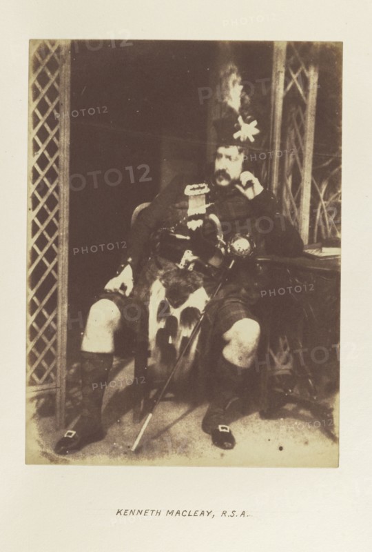 Kenneth Macleay, R.S.A; Hill & Adamson, Scottish, active 1843 - 1848, Scotland; 1843 - 1848; Salted paper print from a Calotype