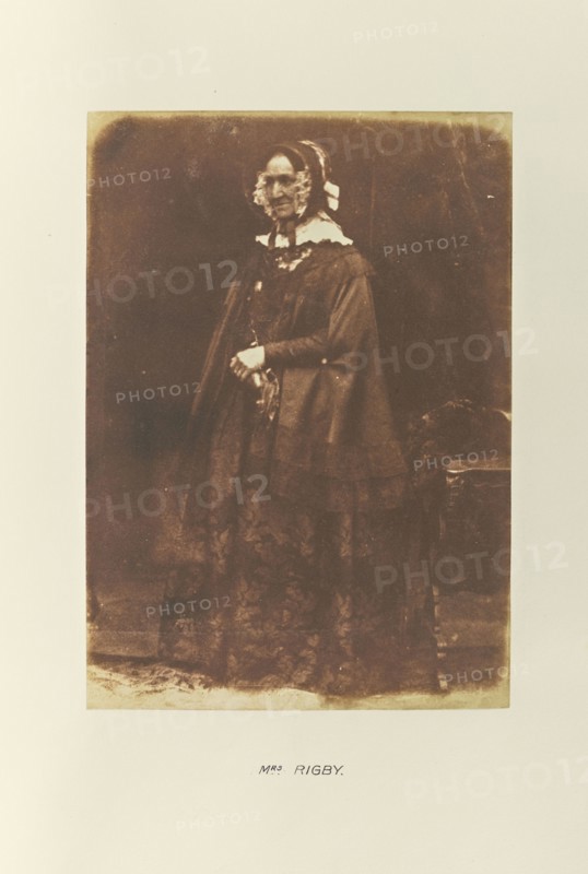 Mrs. Rigby; Hill & Adamson, Scottish, active 1843 - 1848, Scotland; 1843 - 1848; Salted paper print from a Calotype negative