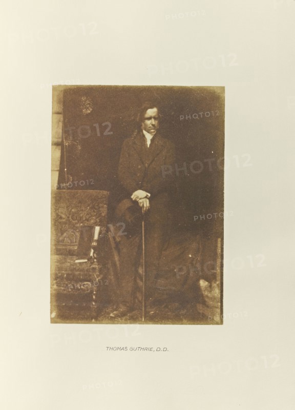 Thomas Guthrie, D.D; Hill & Adamson, Scottish, active 1843 - 1848, Scotland; 1843 - 1848; Salted paper print from a Calotype