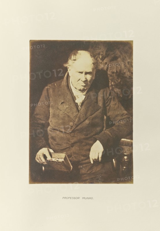 Professor Munro; Hill & Adamson, Scottish, active 1843 - 1848, Scotland; 1843 - 1848; Salted paper print from a Calotype