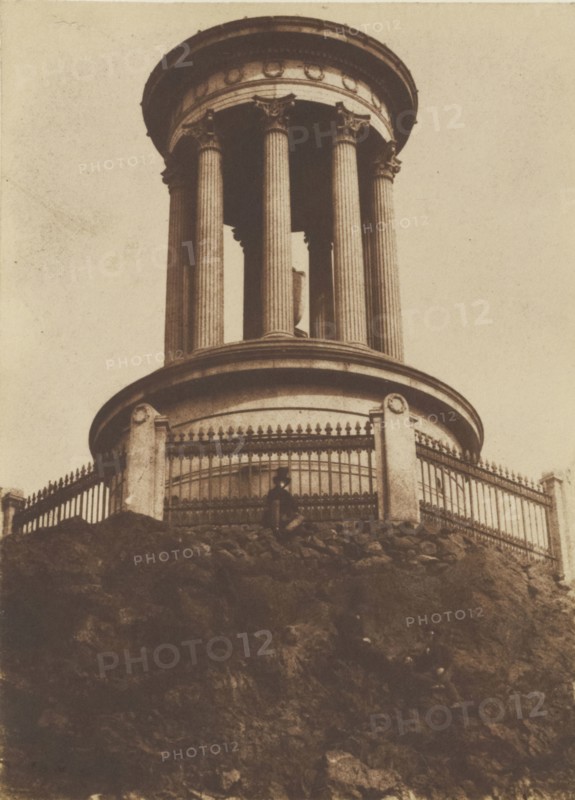 Dugald Stewart's Monument, Calton Hill; Hill & Adamson, Scottish, active 1843 - 1848, Paris, France; 1843 - 1847; Salted paper