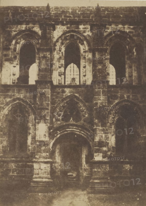 Roslin Chapel; Hill & Adamson, Scottish, active 1843 - 1848, Scotland; 1843 - 1848; Salted paper print from a Calotype negative