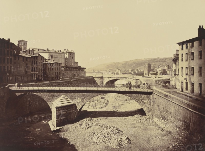 Vienne, St Colombe; Édouard Baldus, French, born Germany, 1813 - 1889, France; about 1861; Albumen silver print