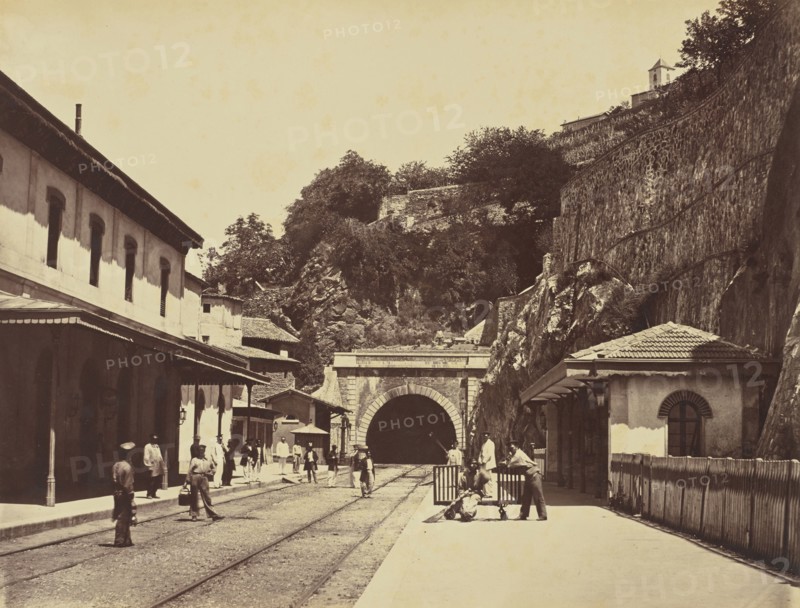 Vienne, Souterrain; Édouard Baldus, French, born Germany, 1813 - 1889, France; about 1861; Albumen silver print