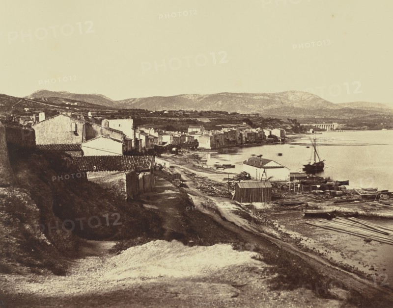 Bandol; Édouard Baldus, French, born Germany, 1813 - 1889, France; about 1861; Albumen silver print