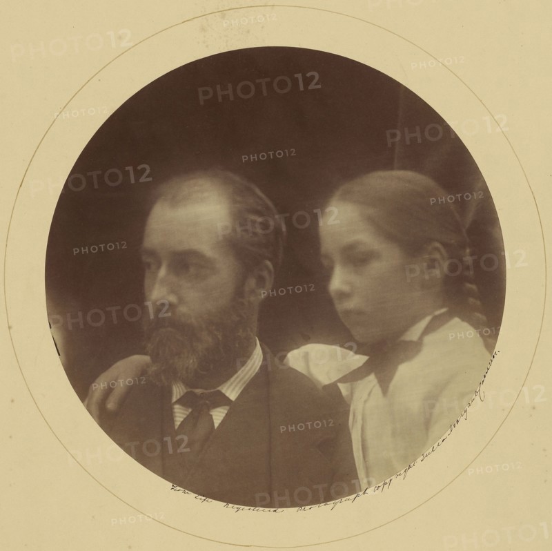 Charles Loyd Norman and his Daughter Margaret; Julia Margaret Cameron, British, born India, 1815 - 1879, England; July 1874