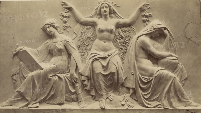 Past, Present, and Future; Ernst Alpers, German, active Hannover, Germany about 1867, Hanover, Germany; 1867; Albumen silver