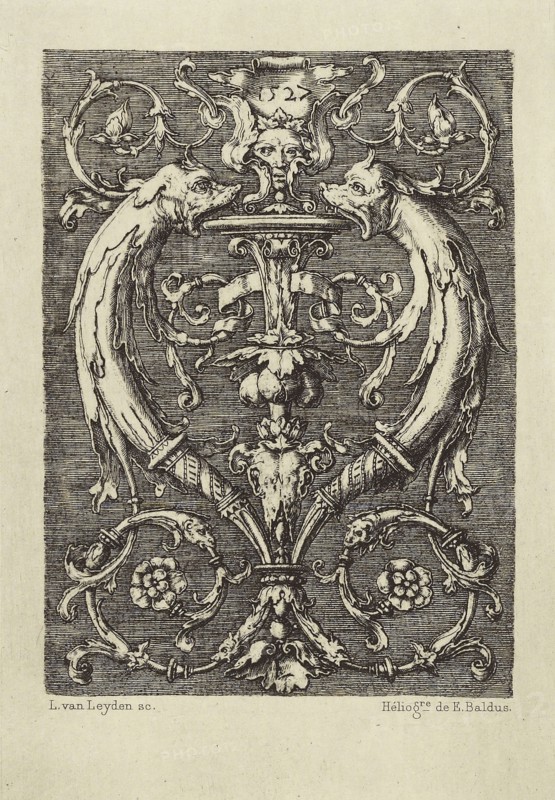 Design by Lucas van Leyden; Édouard Baldus, French, born Germany, 1813 - 1889, Paris, France; 1866; Heliogravure; 14 x 9.5 cm