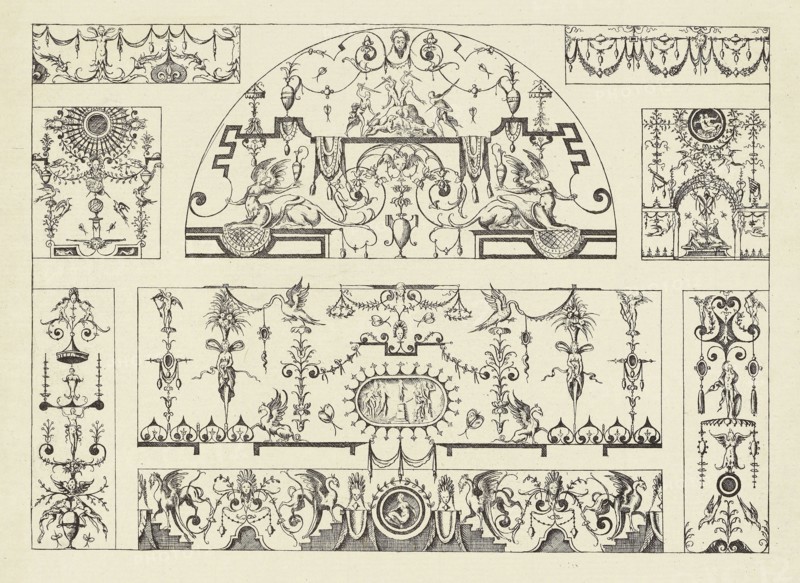 Design by Androuet du Cerceau; Édouard Baldus, French, born Germany, 1813 - 1889, Paris, France; 1866; Heliogravure