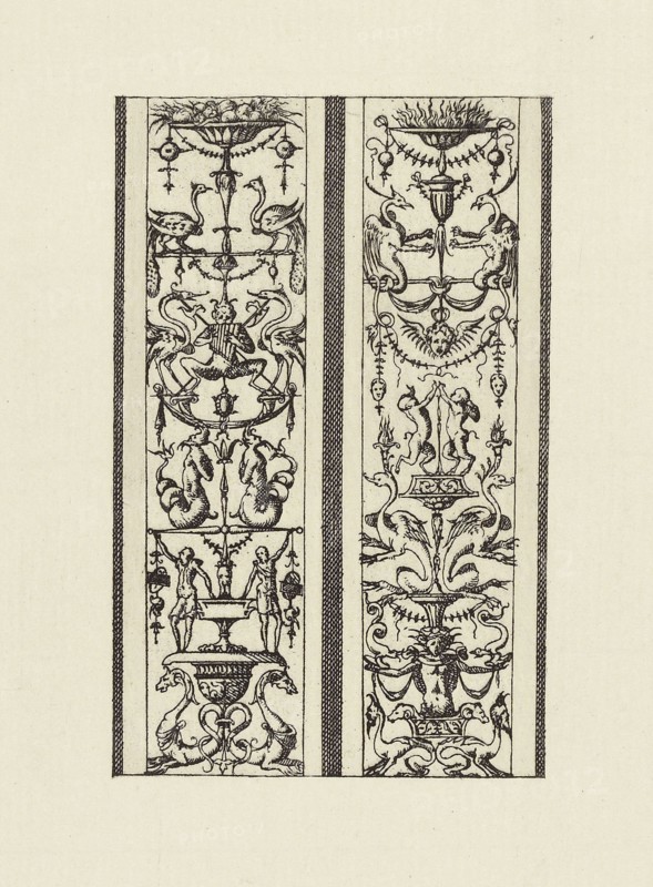 Design after an Antique Painting; Édouard Baldus, French, born Germany, 1813 - 1889, Paris, France; 1866; Heliogravure