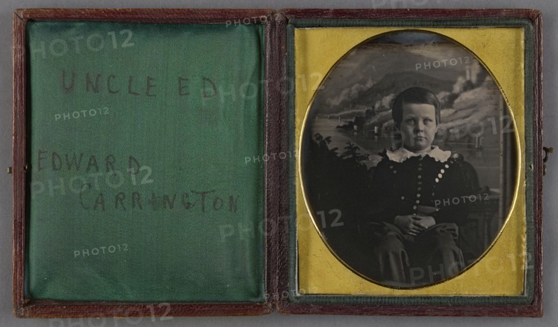 Portrait of Edward Carrington Jr., 'Uncle Ed', Jeremiah Gurney, American, 1812 - 1895, 1842; Daguerreotype