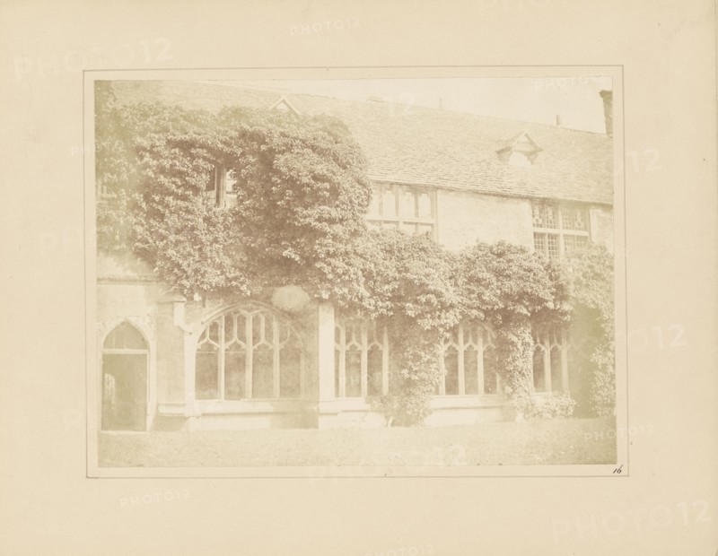 Cloisters of Lacock Abbey; William Henry Fox Talbot, English, 1800 - 1877, Reading, England; 1844; Salted paper print