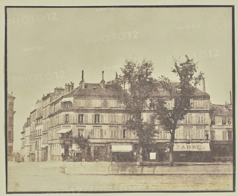 Rue Brey, Paris; Hippolyte Bayard, French, 1801 - 1887, Paris, France; about 1845–1850; Salted paper print; 19.8 × 24.2 cm