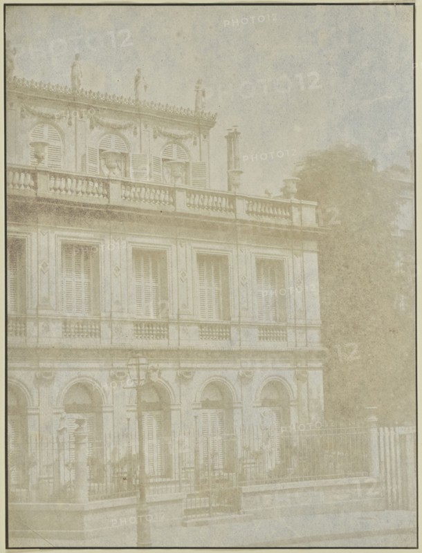 Building; Attributed to Hippolyte Bayard, French, 1801 - 1887, or Attributed to Reverend Calvert Jones, British, 1804 - 1877