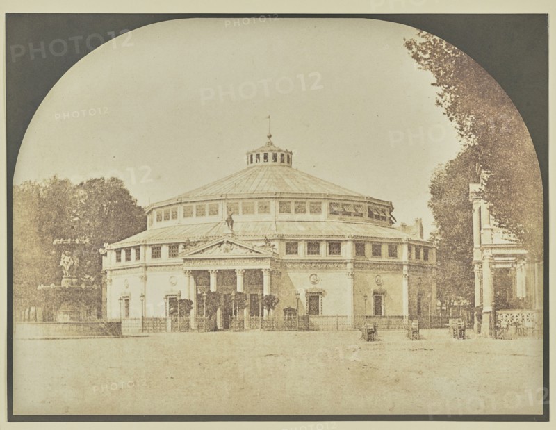 Cirque National, Paris; Hippolyte Bayard, French, 1801 - 1887, Paris, France; 1847; Salted paper print; 17.1 × 23 cm