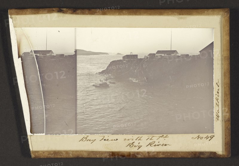 Bay View with the Pt. Big River; Carleton Watkins, American, 1829 - 1916, California, United States; 1863