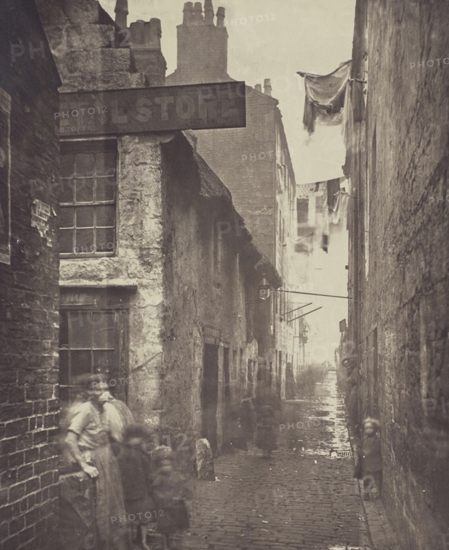 Old Vennel, off High Street; Thomas Annan, Scottish,1829 - 1887, Glasgow, Scotland; negative 1868 - 1871; print 1877; Carbon