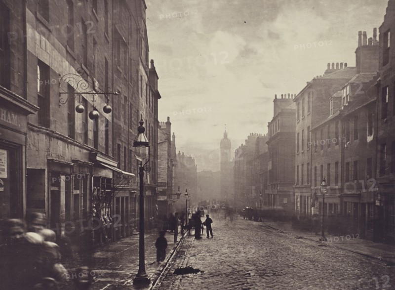 High Street, from College Open; Thomas Annan, Scottish,1829 - 1887, Glasgow, Scotland; negative 1868 - 1871; print 1877; Carbon