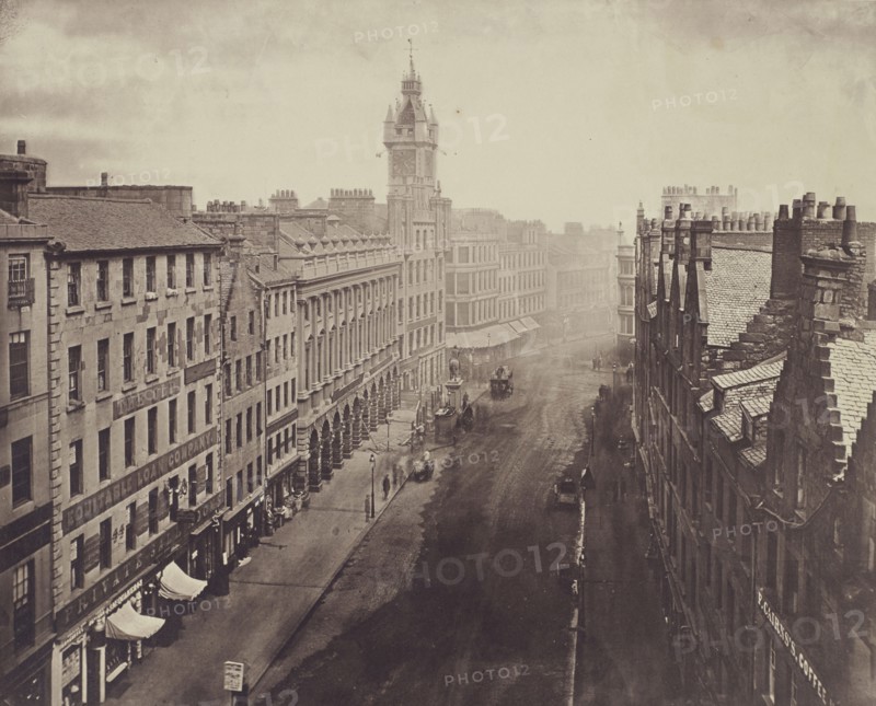Trongate, from Tron Steeple; Thomas Annan, Scottish,1829 - 1887, Glasgow, Scotland; negative 1868 - 1871; print 1877; Carbon