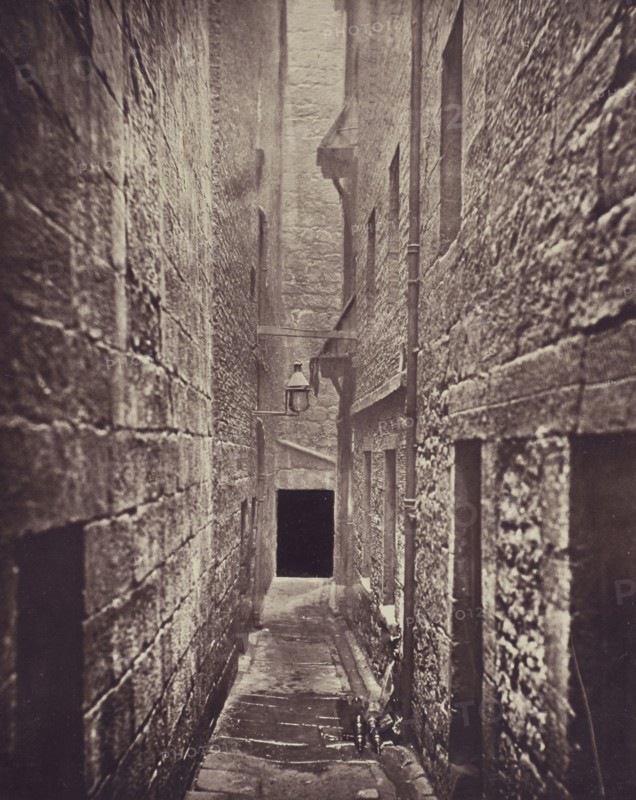 Close, No. 61 Saltmarket; Thomas Annan, Scottish,1829 - 1887, Glasgow, Scotland; negative 1868 - 1871; print 1877; Carbon print