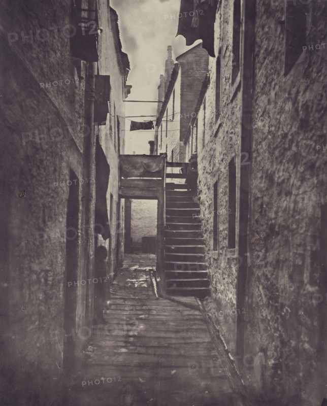 Close, No. 128 Saltmarket; Thomas Annan, Scottish,1829 - 1887, Glasgow, Scotland; negative 1868 - 1871; print 1877; Carbon