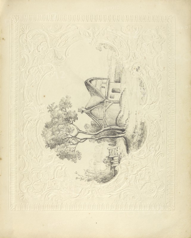 Drawing of a House; Attributed to James G. Jones, active 1860s, England; 1865; Graphite; 10.3 x 13 cm 4 1,16 x 5 1,8 in