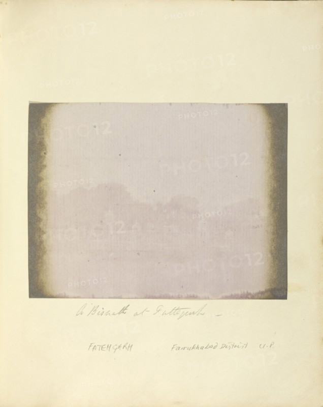 A Bismuth at Fategarh; British, active India about 1843; India; 1843 - 1845; Salted paper print from a paper negative