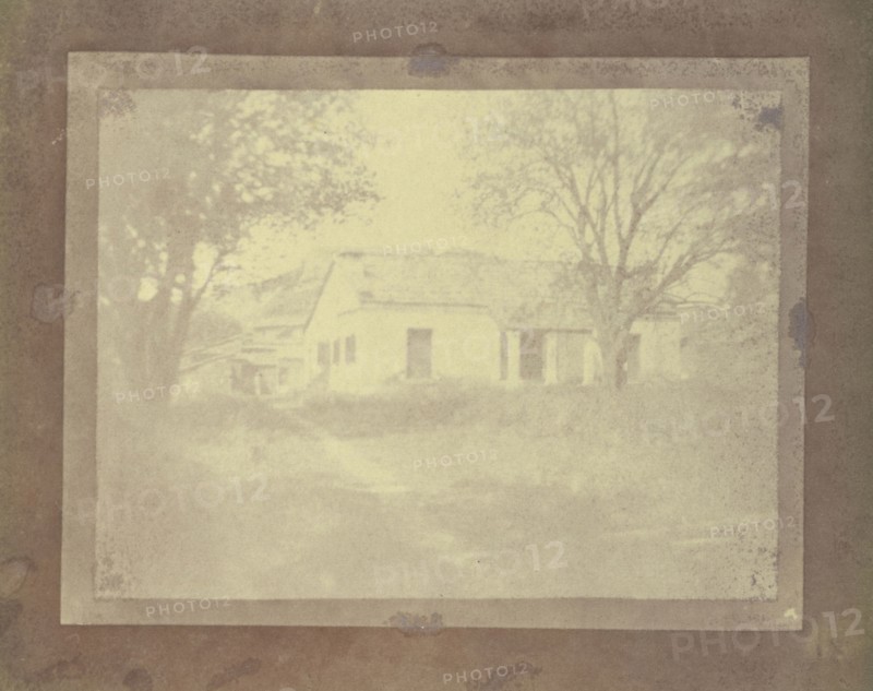 View of a House, India; British, active India about 1843; India; 1843 - 1845; Salted paper print from a paper negative; 8.1 x 10