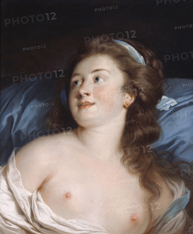 Head of a Young Woman; Adélaïde Labille-Guiard, French, 1749 - 1803, 1779; Pastel on paper; 54.6 × 44.5 cm