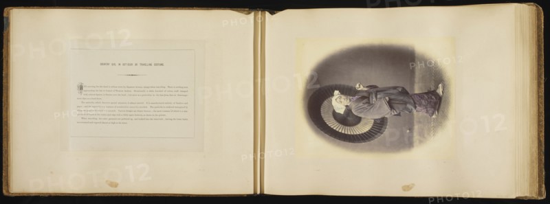 Country Girl in Out-Door, or Traveling Costume; Felice Beato, 1832 - 1909, Japan; 1866 - 1867